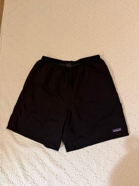 Patagonia Black Athletic Quick-Dry Shorts